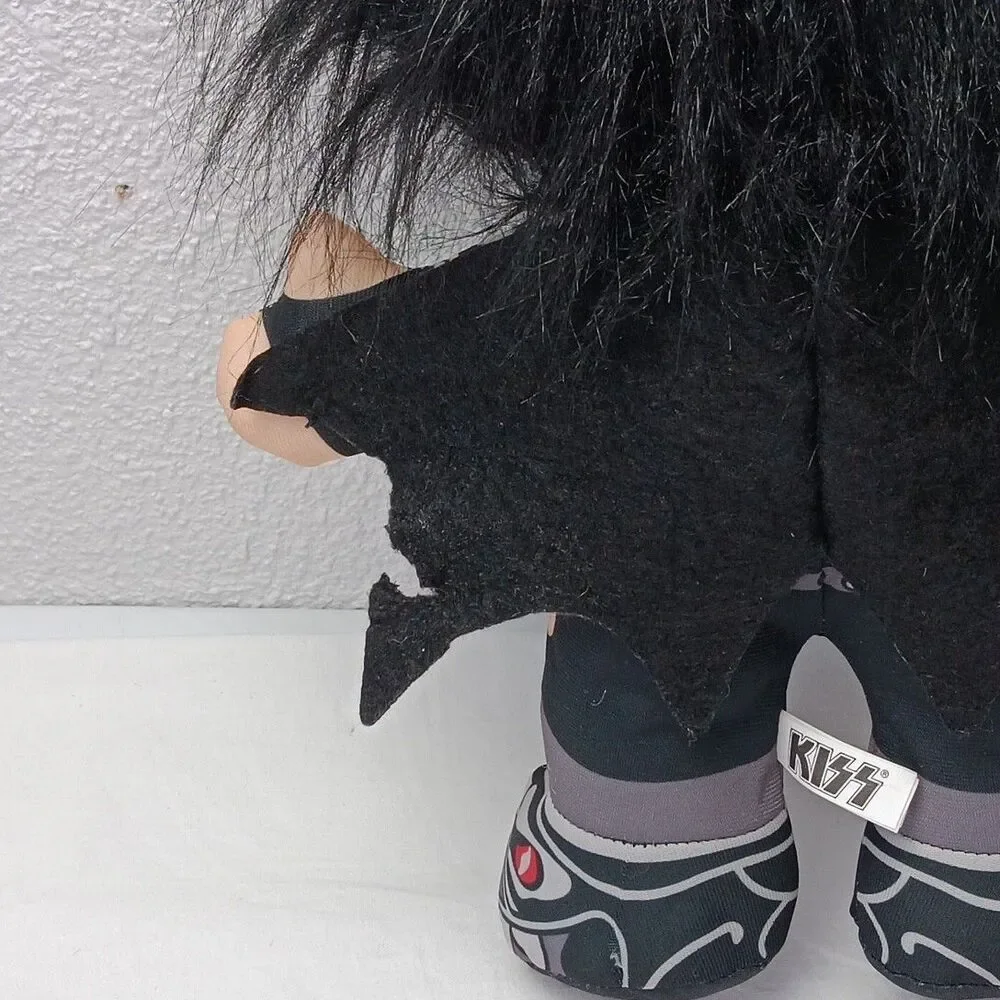 Kiss Gene Simmons 2014 Toy Factory 14 Inch Plush Doll Flawed 80's Rock Hair Band